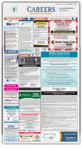 Careers section in paper