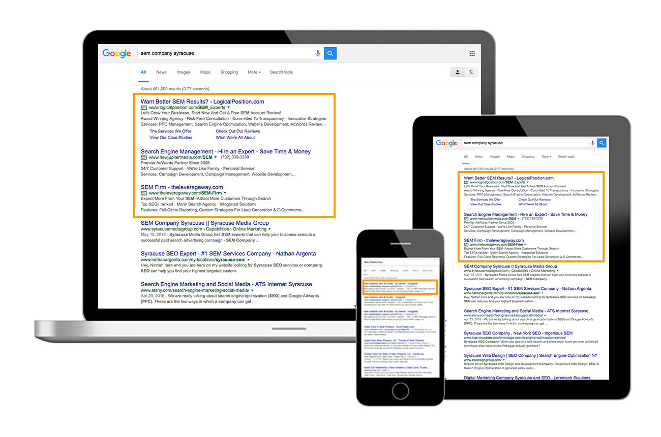 sem_example search engine marketing example