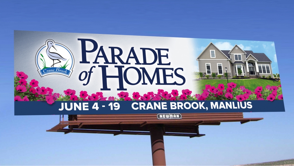 Parade of Homes billboard