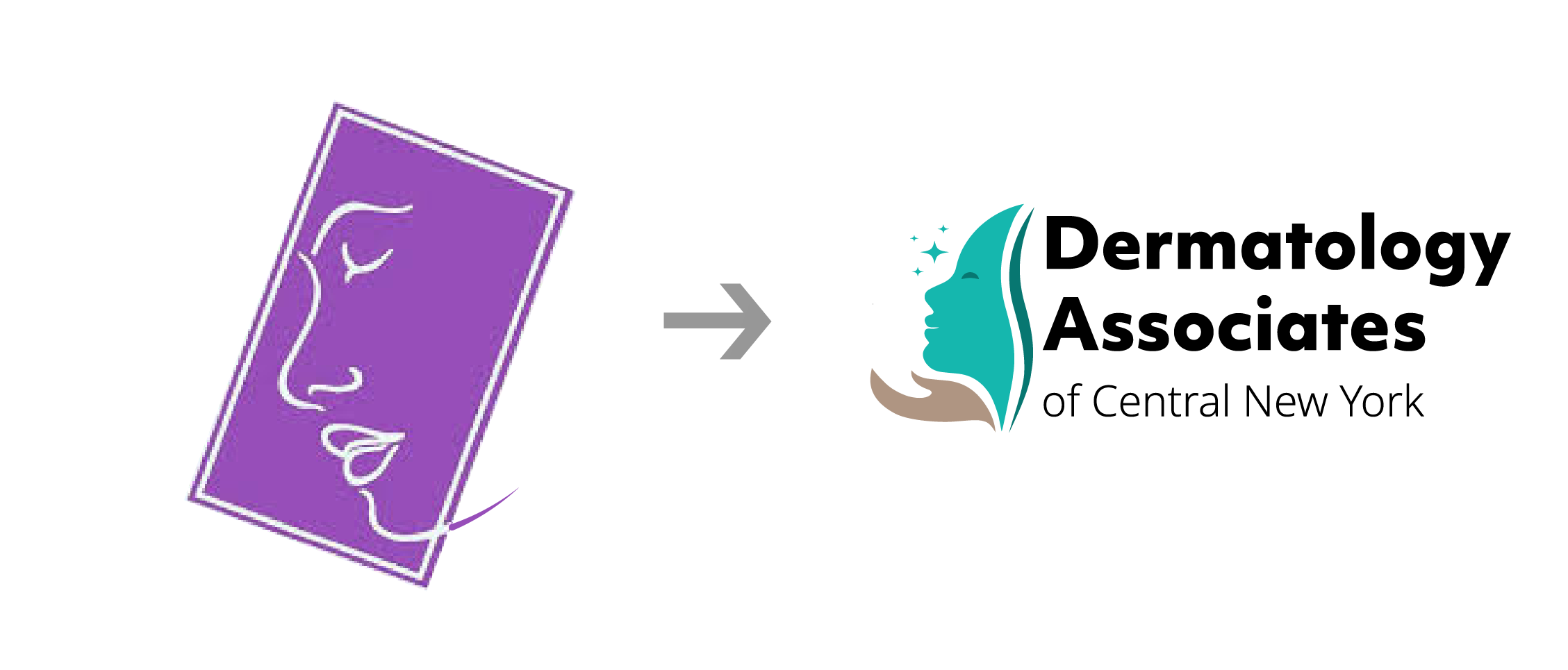 Old vs new logo