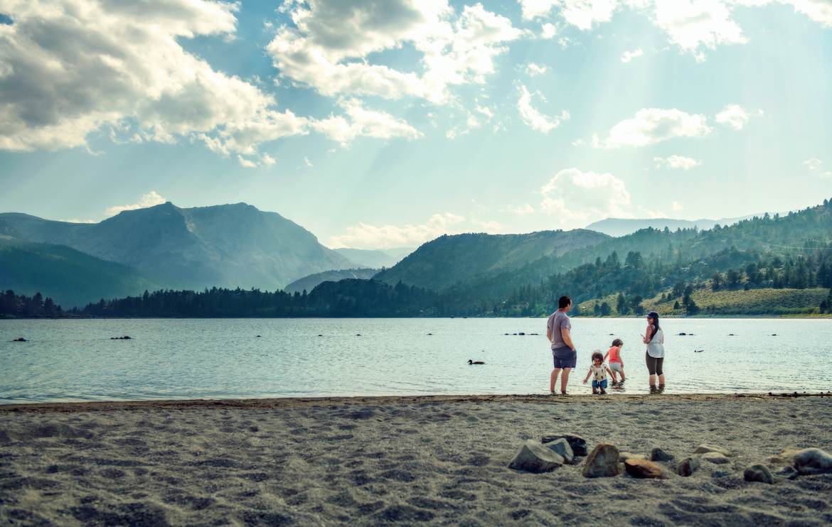 Family Vacation At Mountain Lake